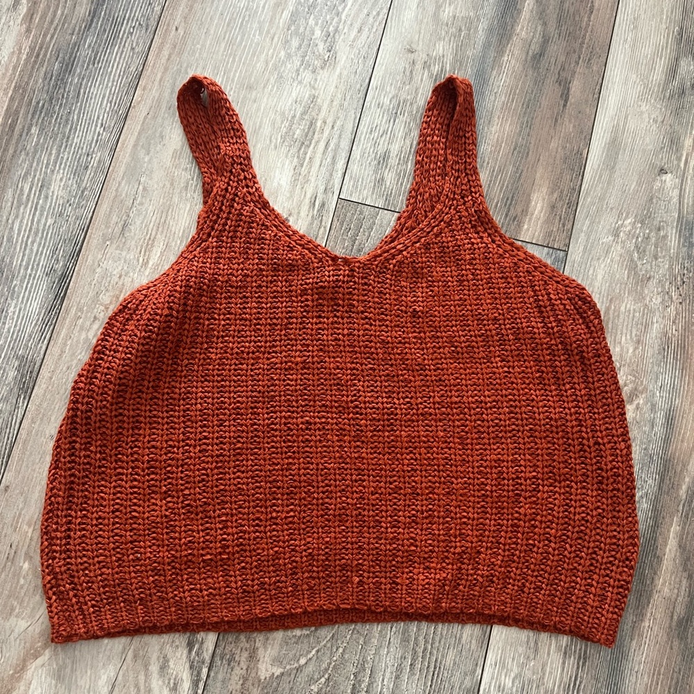 Rust Knit Women's Top